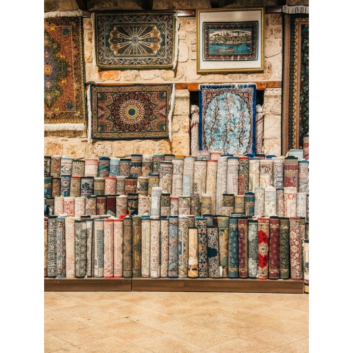 Tapis Persan Qom 100% Soie 120x180 - 600 000 Nœuds/m² Pièce Unique