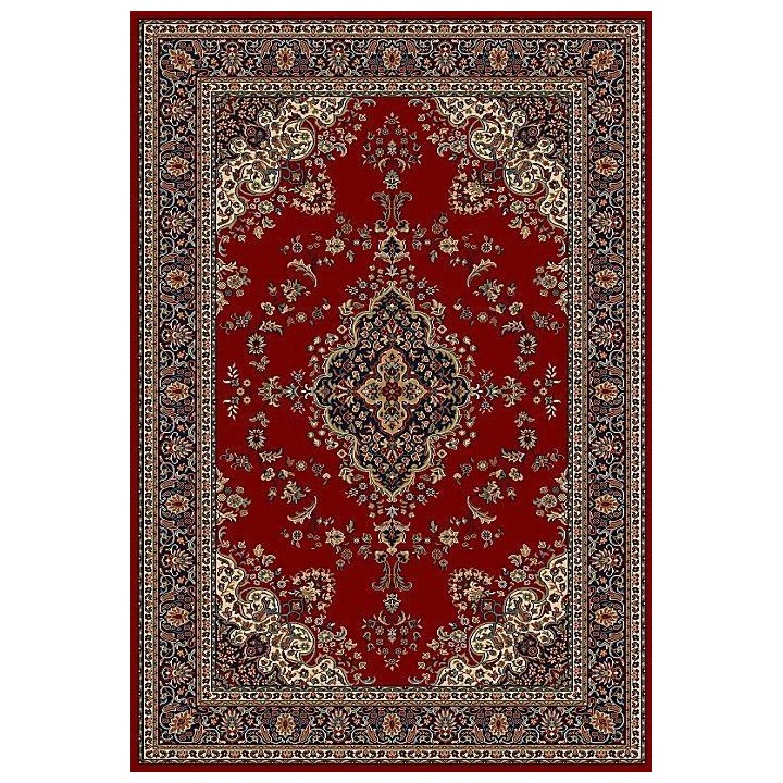 Tapis Persan Ispahan Bleu Royal 170x250 - Soie et Laine Mérinos